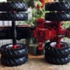 1/32 Red Cab Custom IH 3788 2+2 with Front/Rear Duals Toy Tractor - Image 10