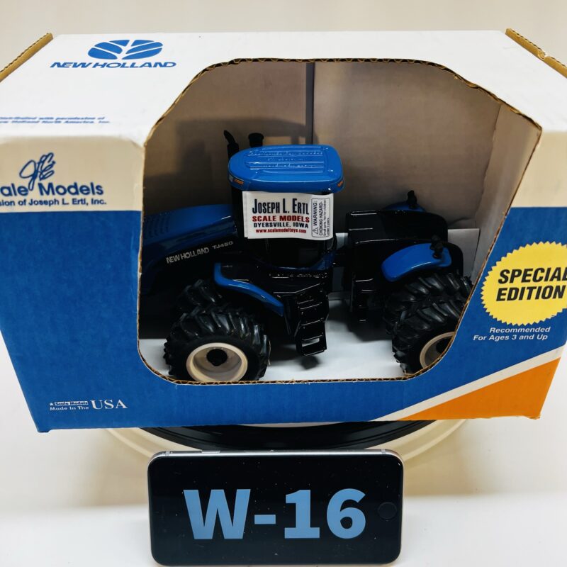 New Holland TJ450, Special Edition, the 'Joseph L. Ertl Scale Models' edition, tradeshow float duals